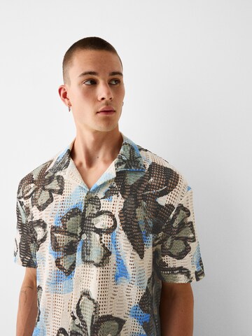 Bershka Comfort fit Button Up Shirt in Mixed colours
