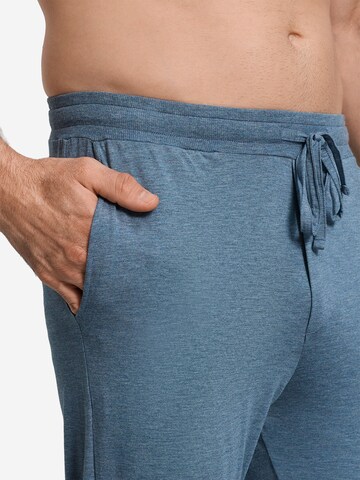 Hanro Regular Pyjamabroek ' Casuals ' in Blauw