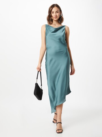 Robe de cocktail SWING en bleu