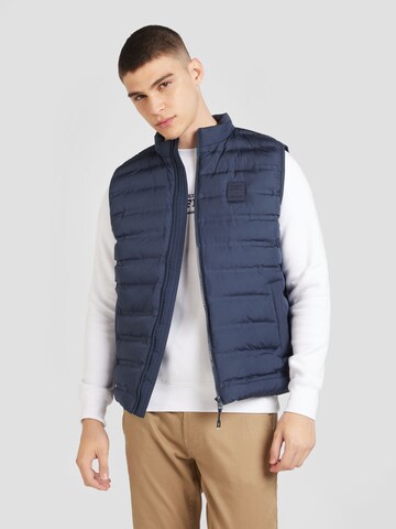 MUSTANG Bodywarmer 'Dublin' in Blauw: voorkant