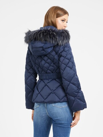 GUESS Winter Jacket in Blue