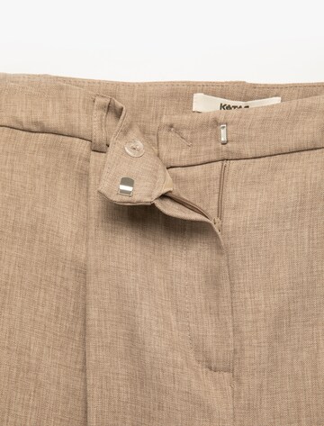 Koton Loose fit Trousers with creases in Brown