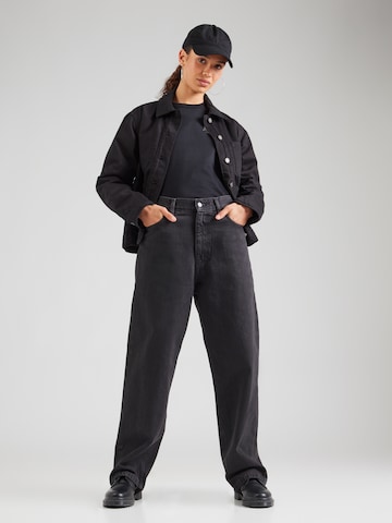 Carhartt WIP Loosefit Jeans 'Brandon' in Zwart