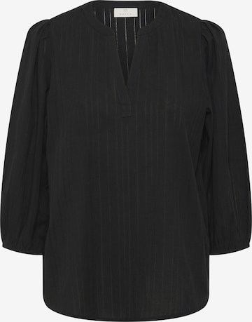 Bluză 'Jollia' de la Kaffe pe negru: față