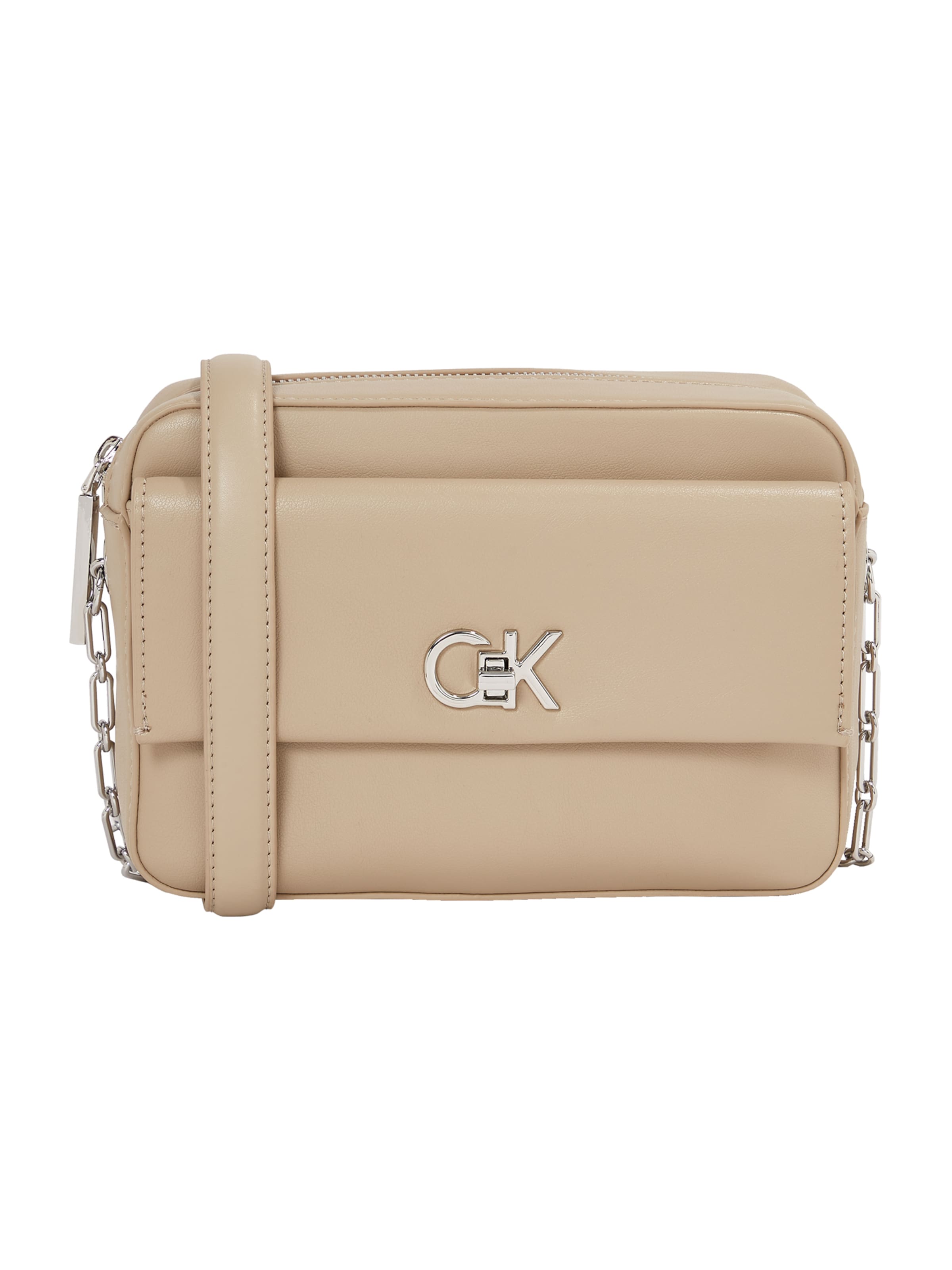 Borsa a tracolla di Calvin Klein in grigio: frontale