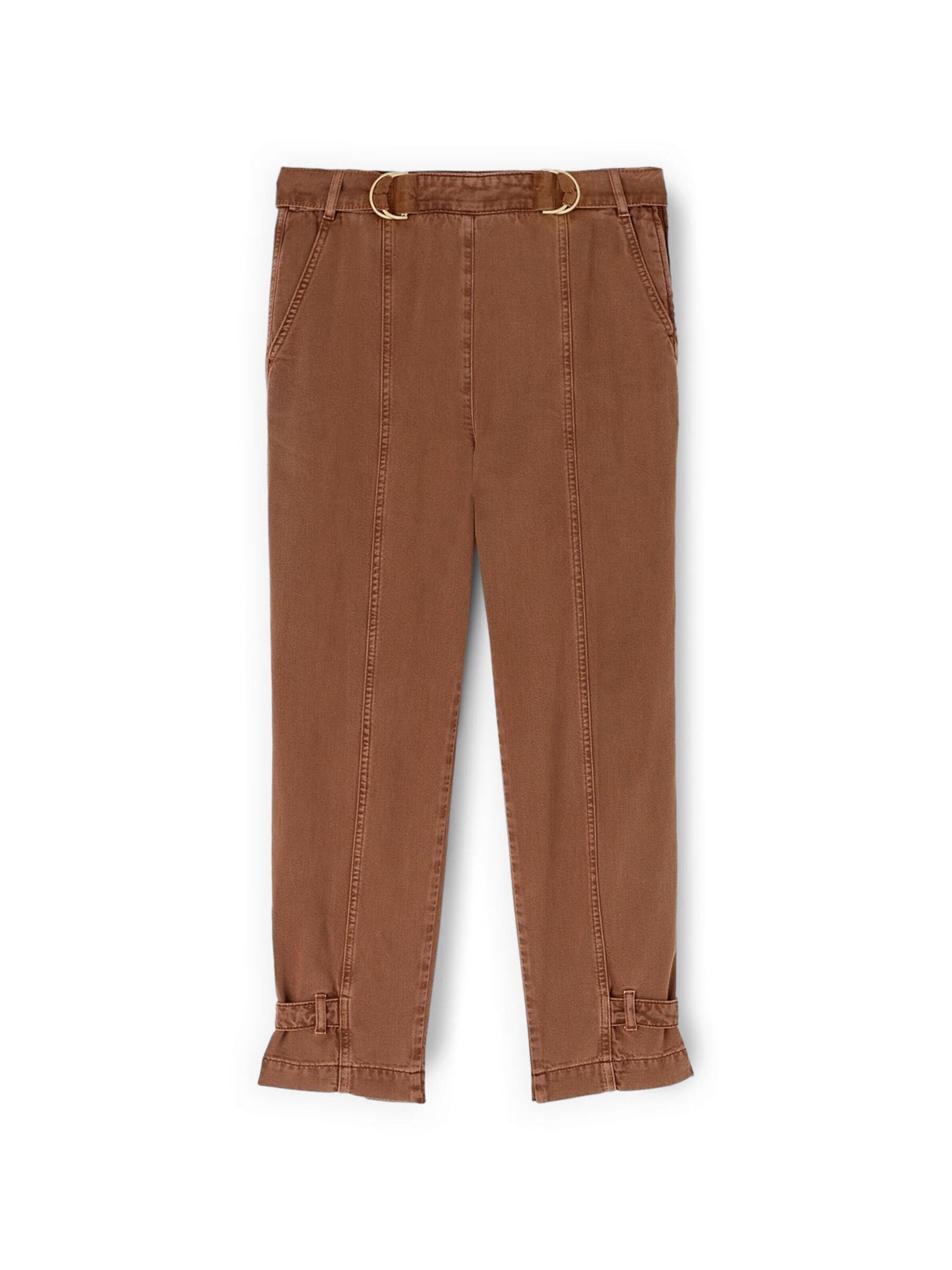 Loosefit Pantaloni di MOTIVI in marrone: frontale