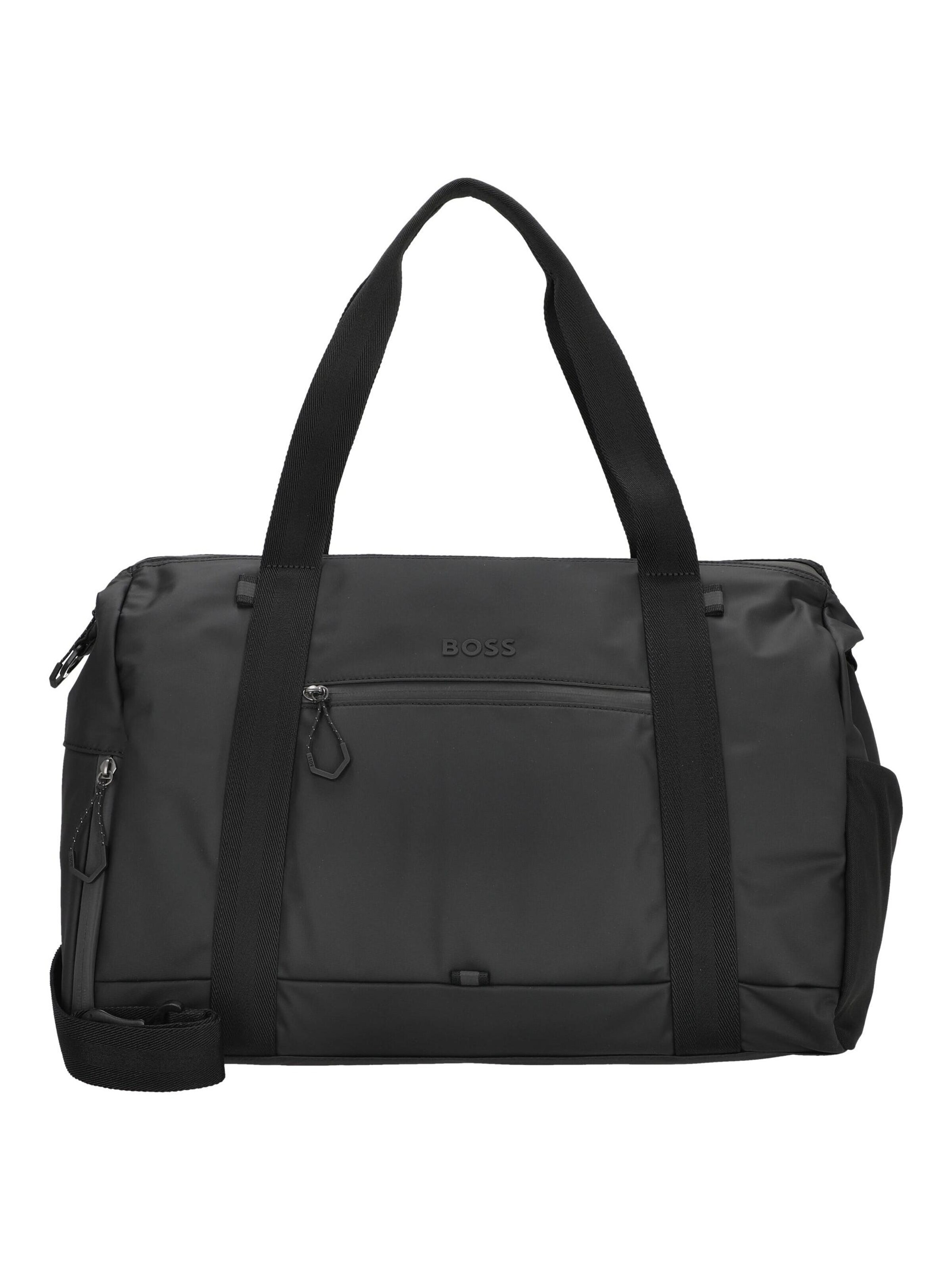 HUGO BOSS Weekend bag 'Stenson' in Black: front