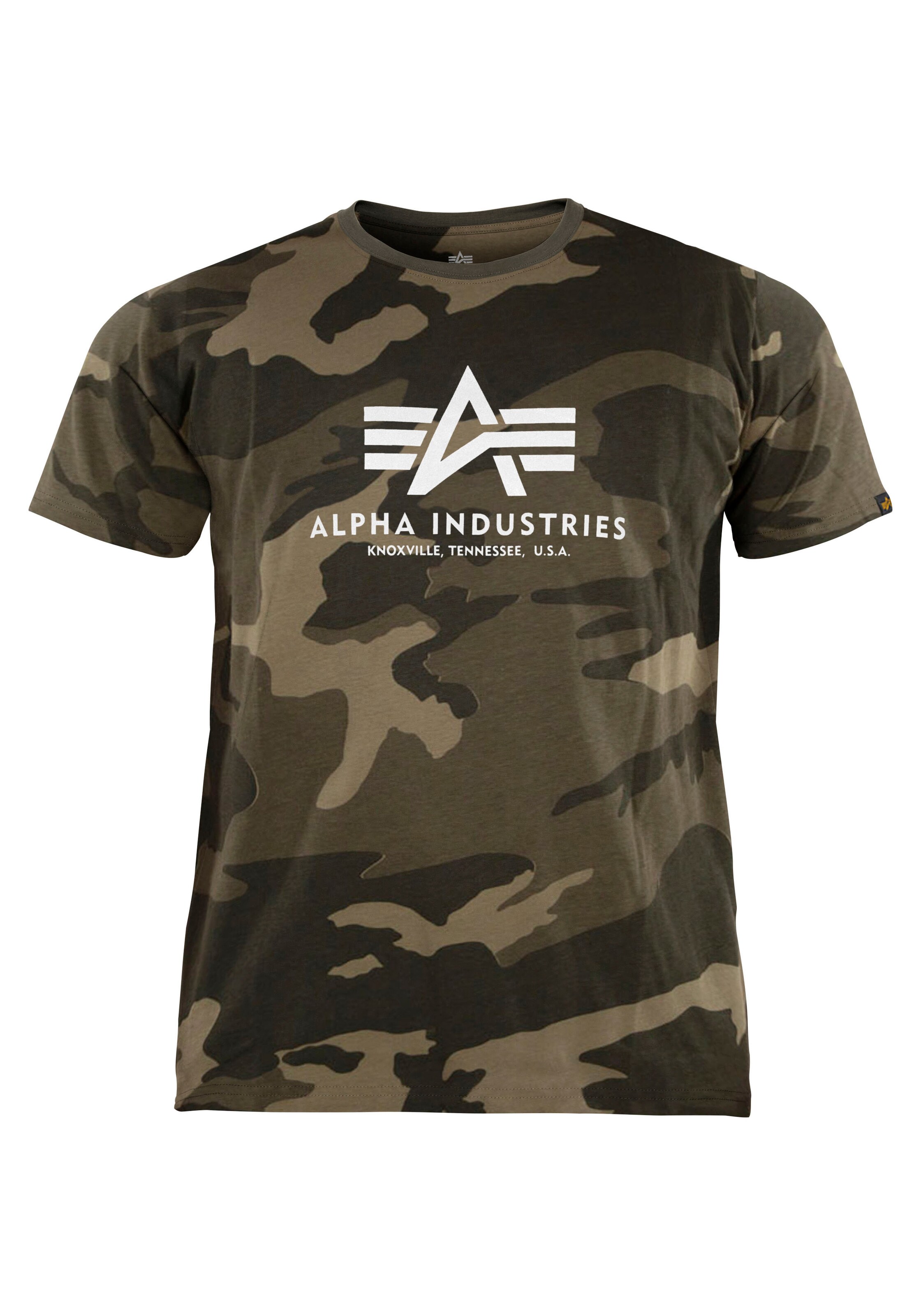 ALPHA INDUSTRIES Shirt 'Basic Logo' in Mixed colors: front