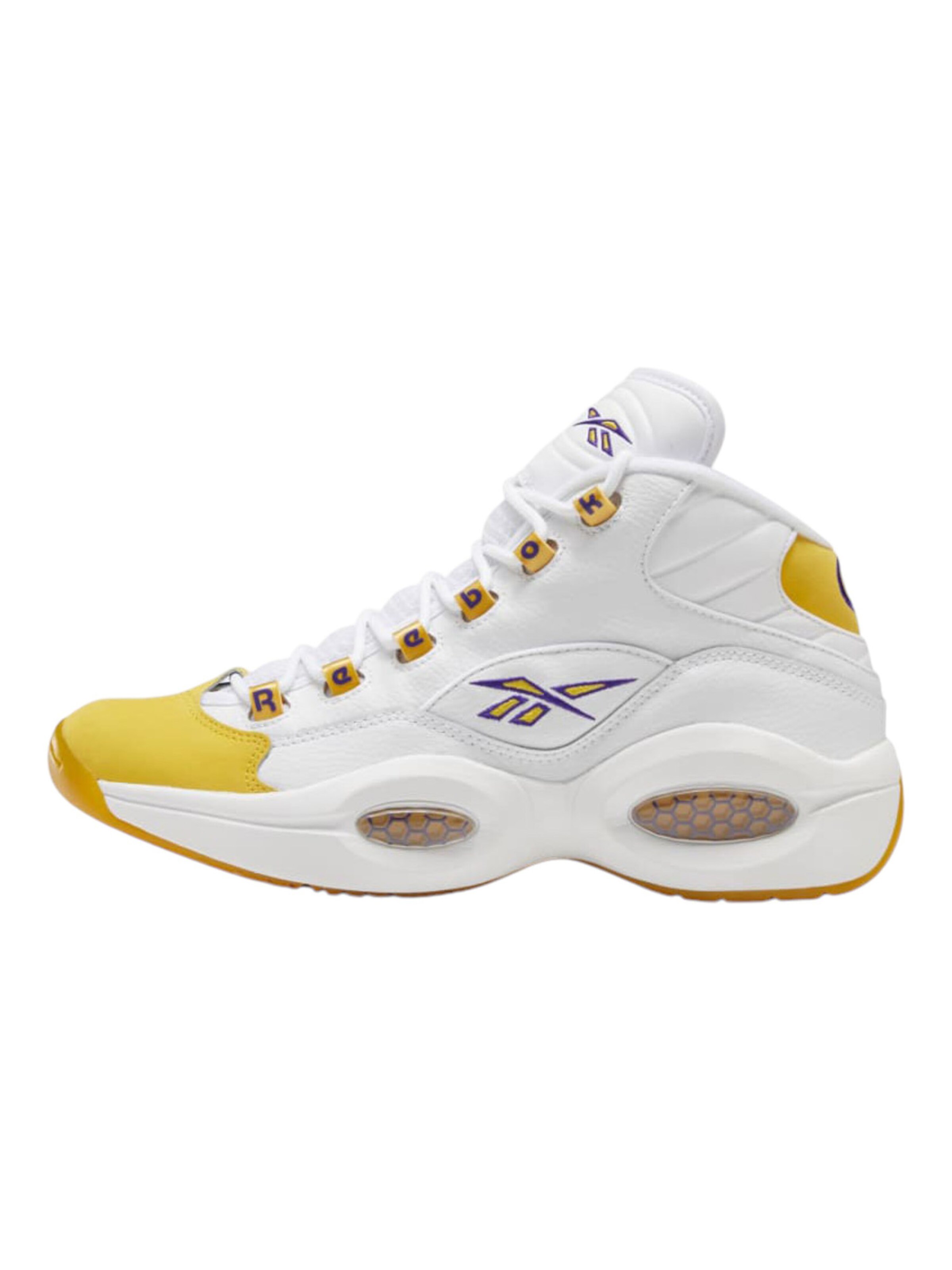 Chaussure basse 'Question Mid' Reebok en blanc : devant