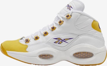 Reebok Lage schoen 'Question Mid' in Wit: voorkant