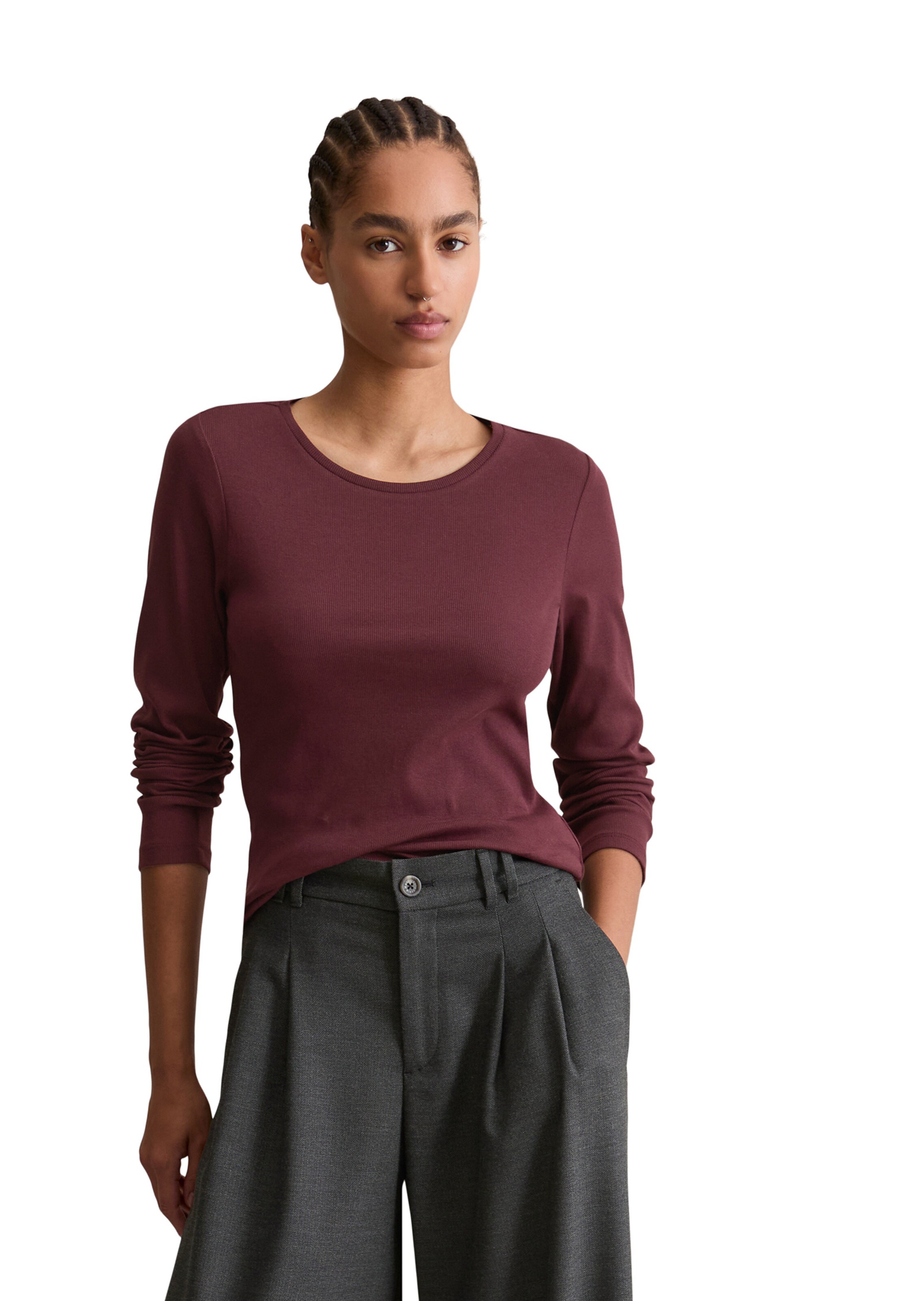 Marc O'Polo DENIM Shirt in Rot: Vorderseite