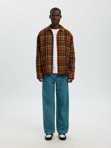 Comfort fit Camicia di SELECTED in giallo