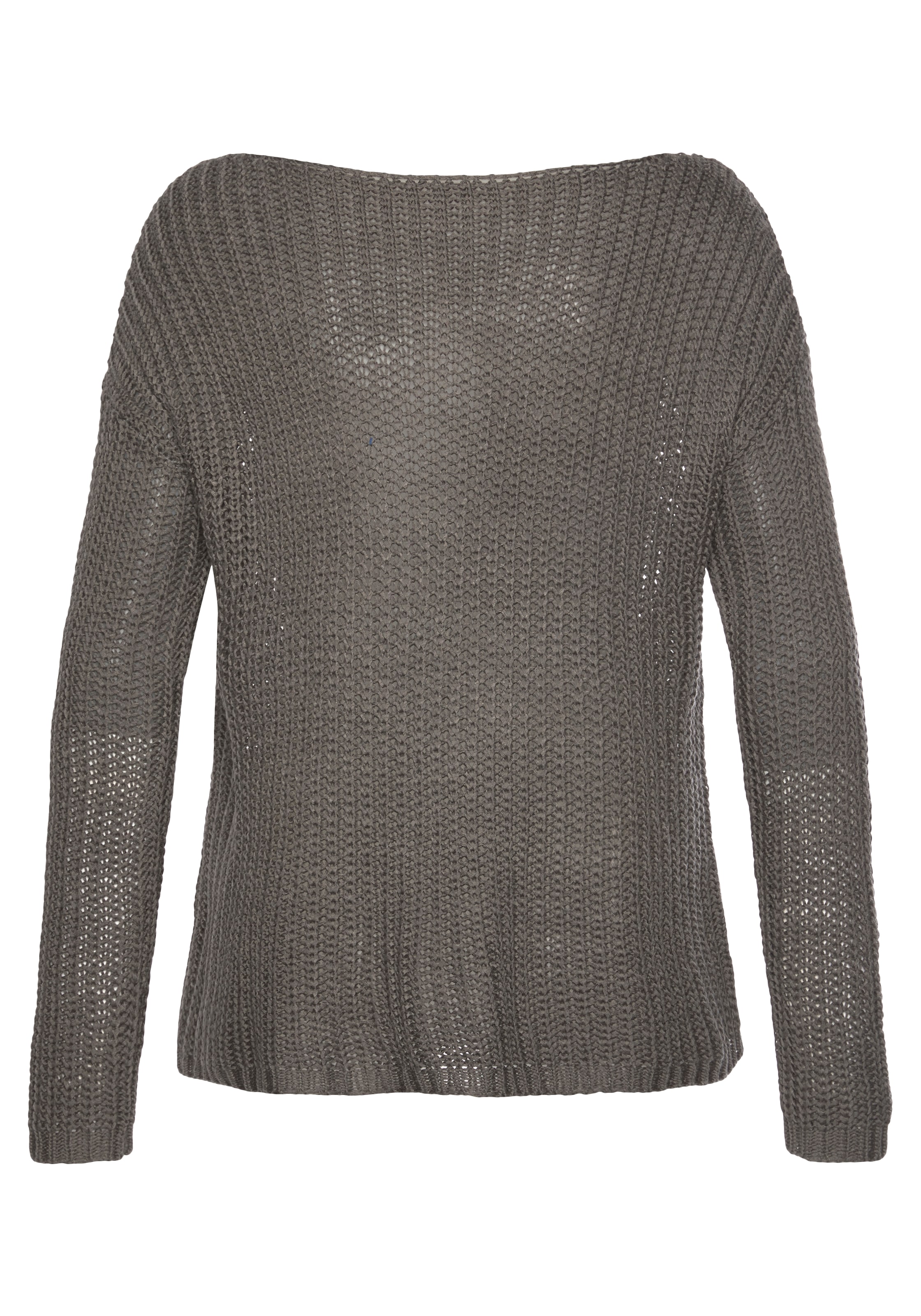 LASCANA Pullover in Grau