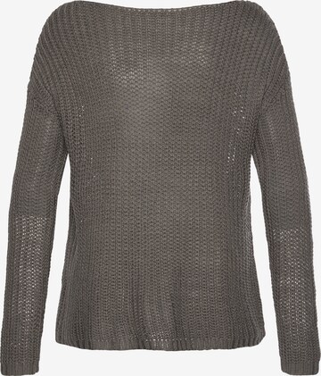 LASCANA Sweater 'LASCANA' in Grey