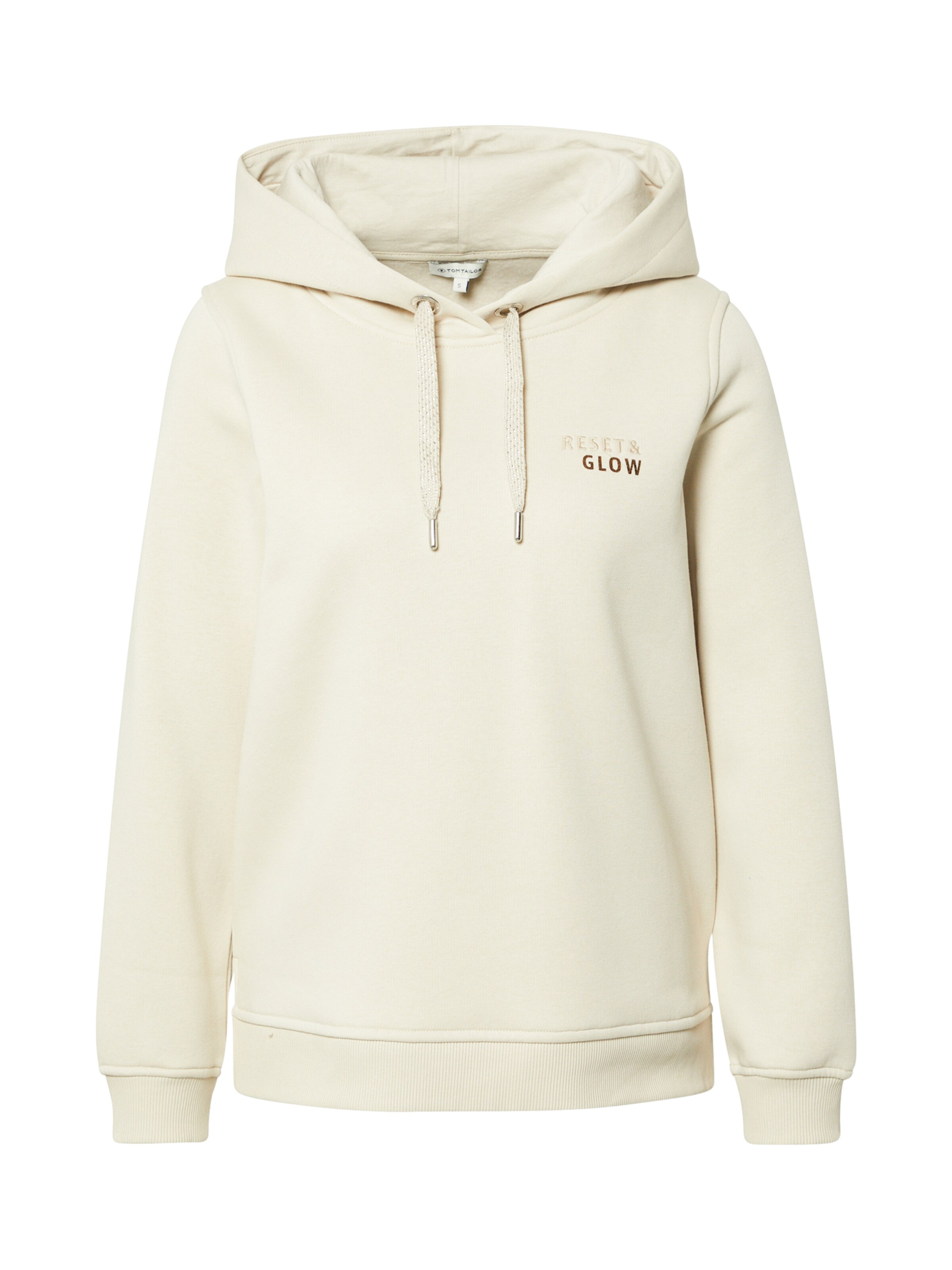 Frauen Große Größen TOM TAILOR Sweatshirt in Creme - LY96429 Frauen Große Größen TOM TAILOR Sweatshirt in Creme - LY96429