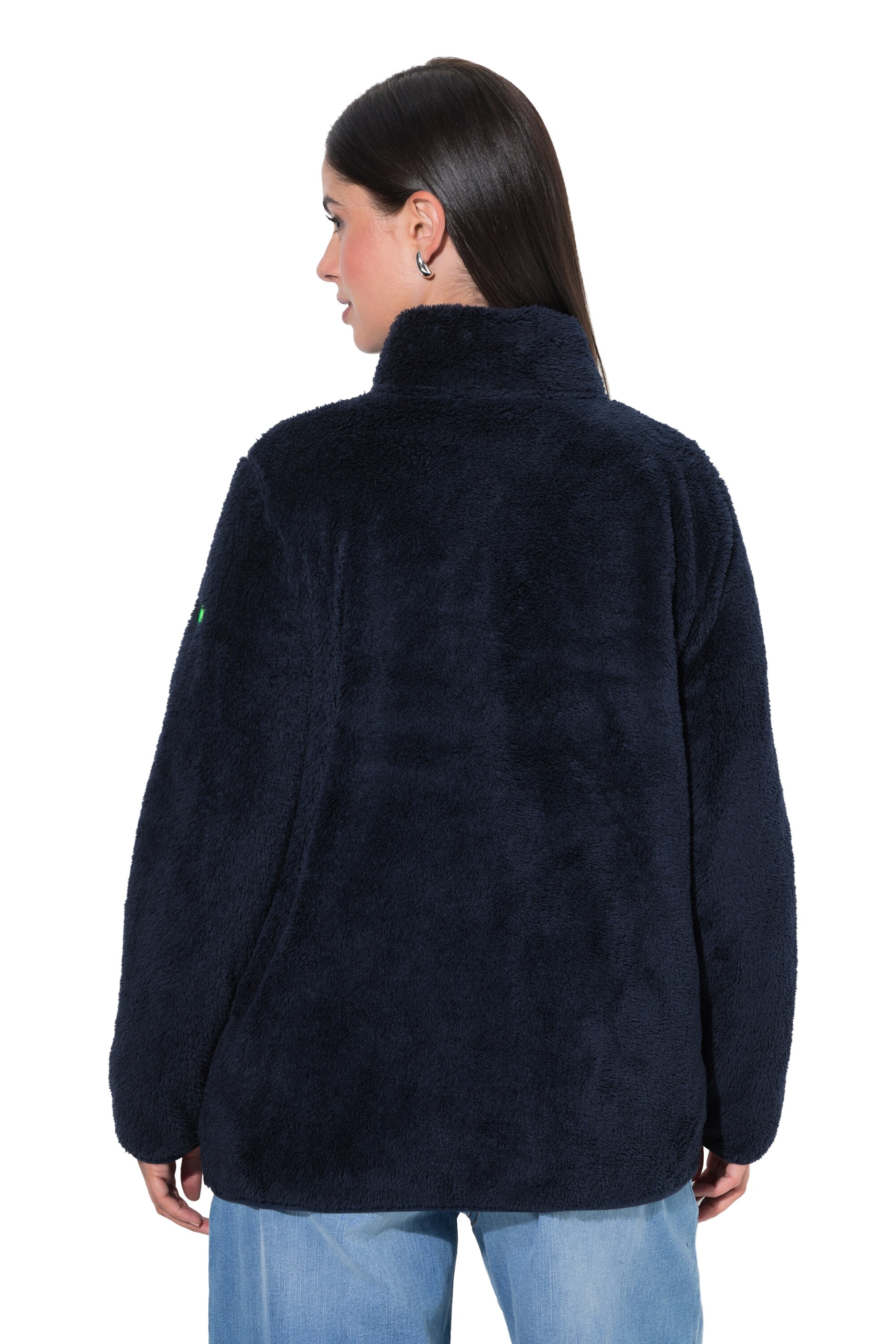 Ulla Popken Sweat jacket in Black