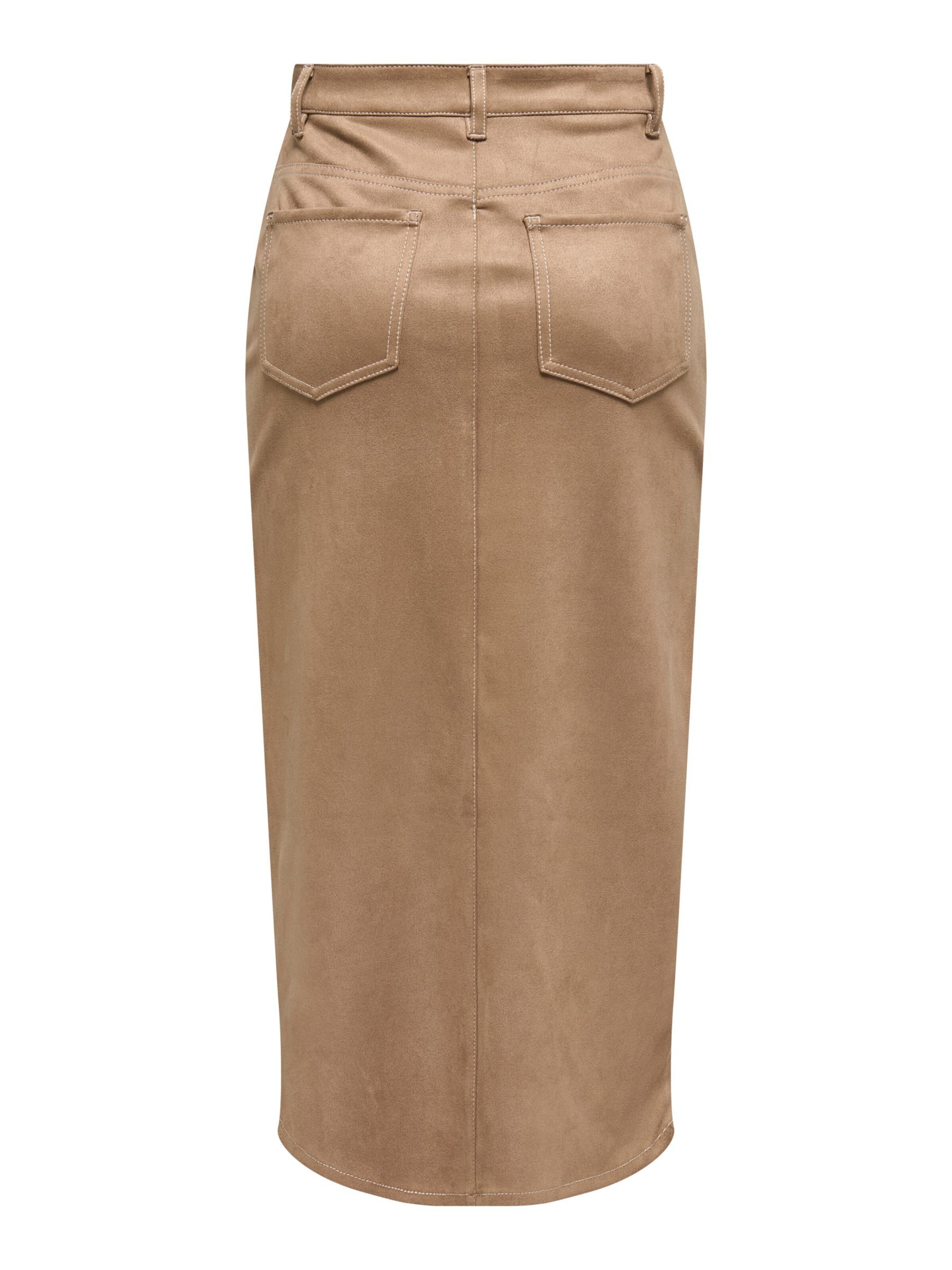 ONLY - Falda 'ONLStina' en marrón