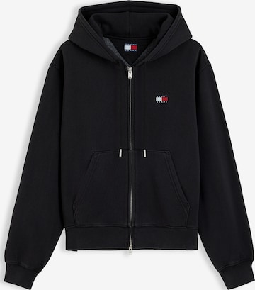 Veste de survêtement Tommy Jeans en noir : devant