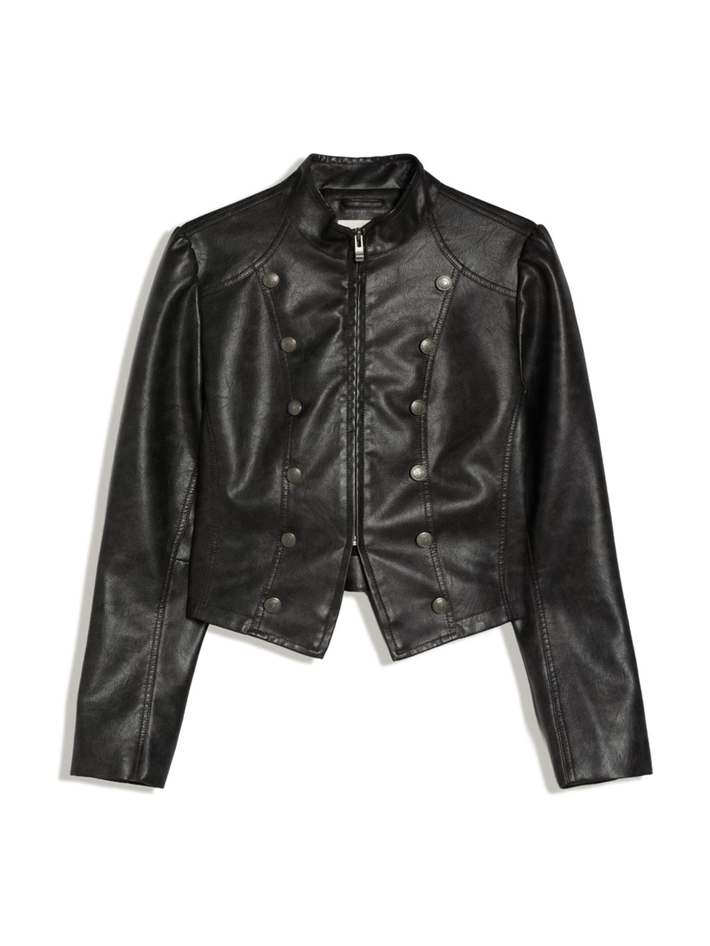Bershka Jacke in XS in anthrazit, Produktansicht