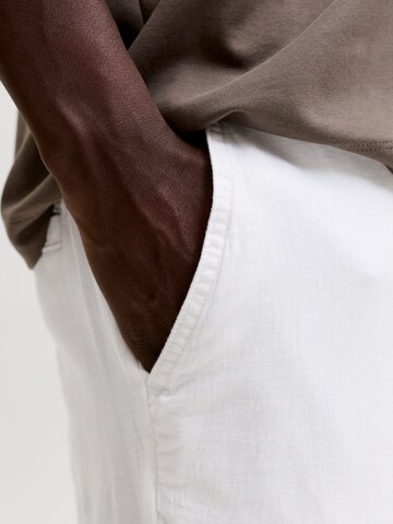 JACK & JONES - regular Pantalón chino 'JPSTOLLIE' en blanco