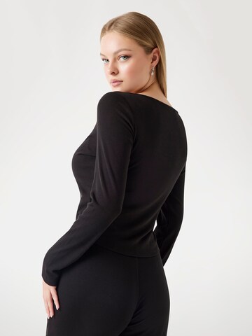 GUESS Pajama Shirt 'Lia' in Black