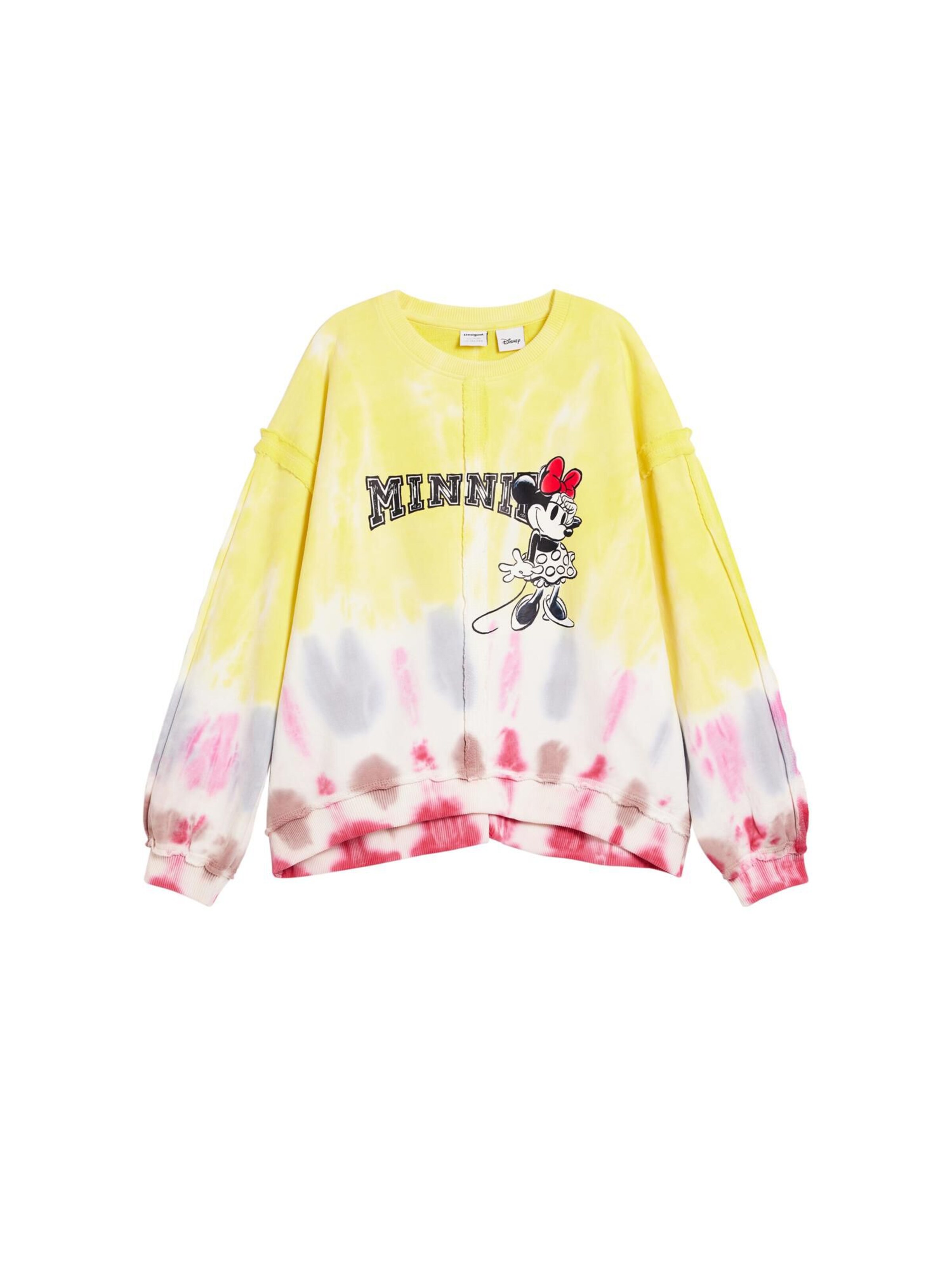 geltona Desigual Megztinis be užsegimo 'Minnie Mouse™': priekis