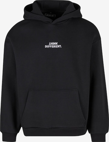 Miss Tee Sweatshirt 'Think Different' in Schwarz: Vorderseite
