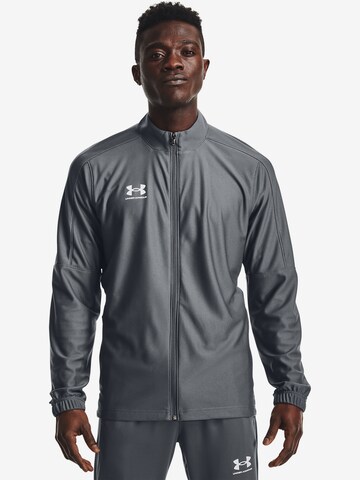 Geacă sport 'Challenger' de la UNDER ARMOUR pe gri: față