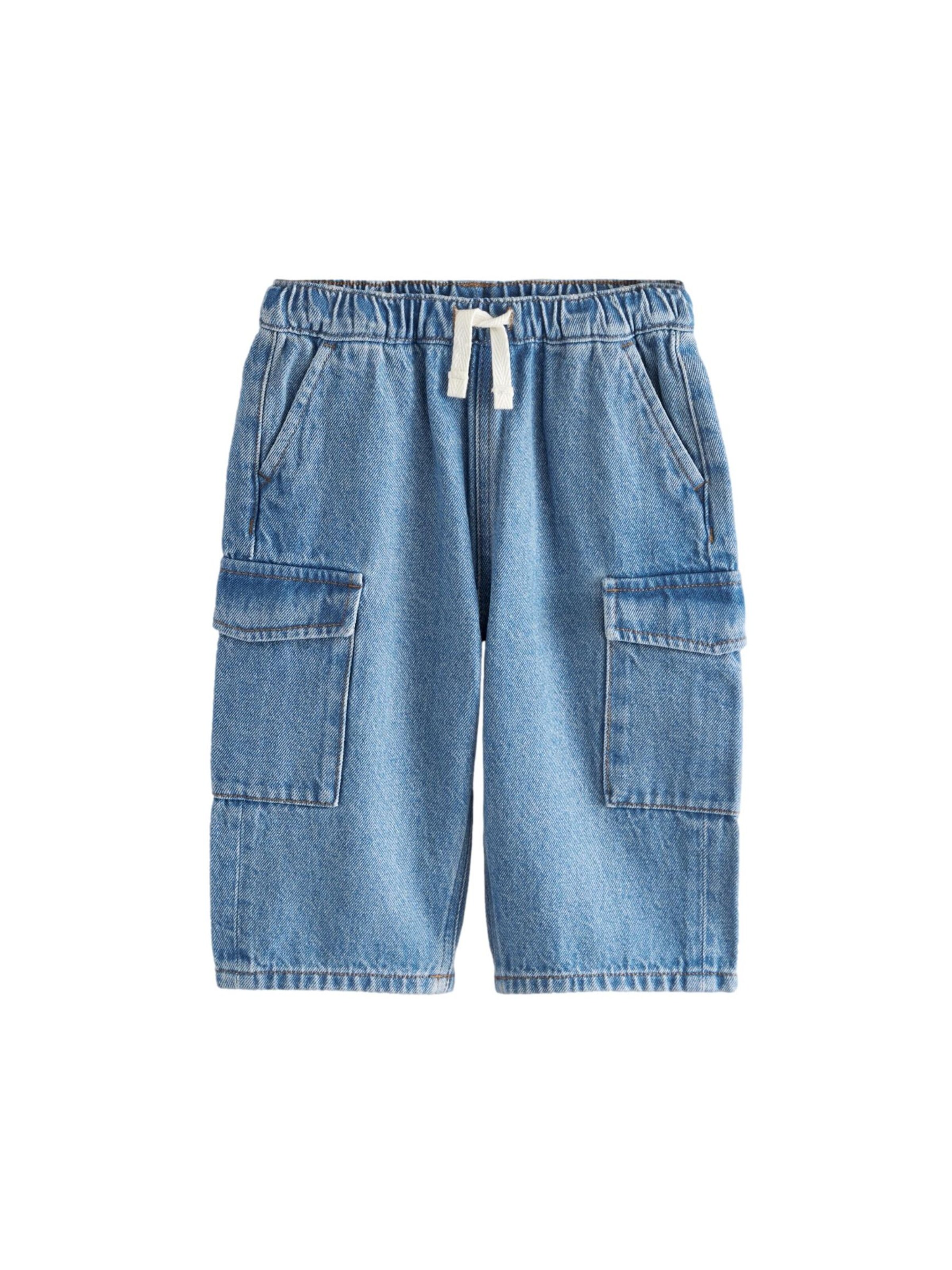 Next Wide leg Jeans i blå: framsida