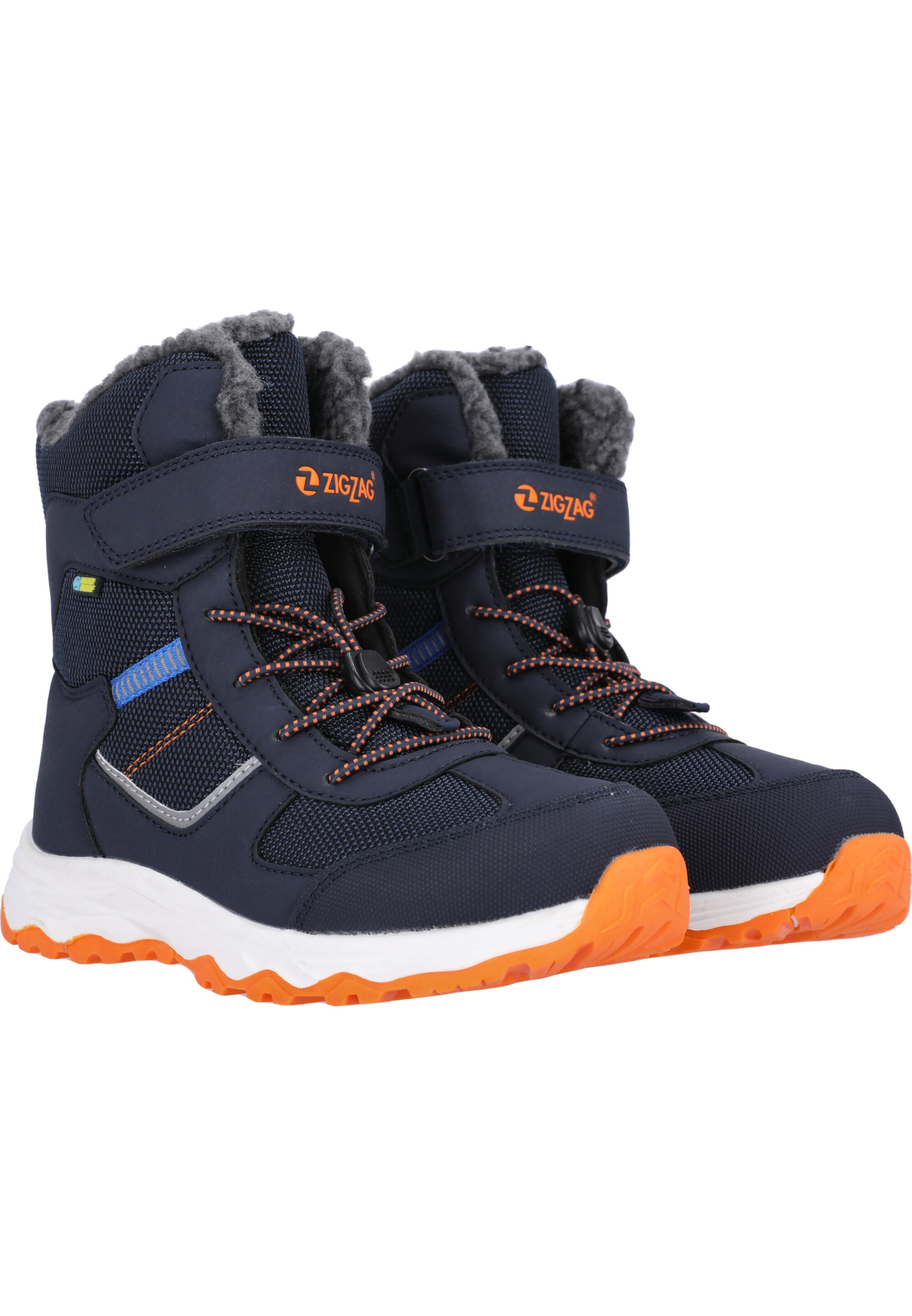 ZigZag Snow Boots in Blue