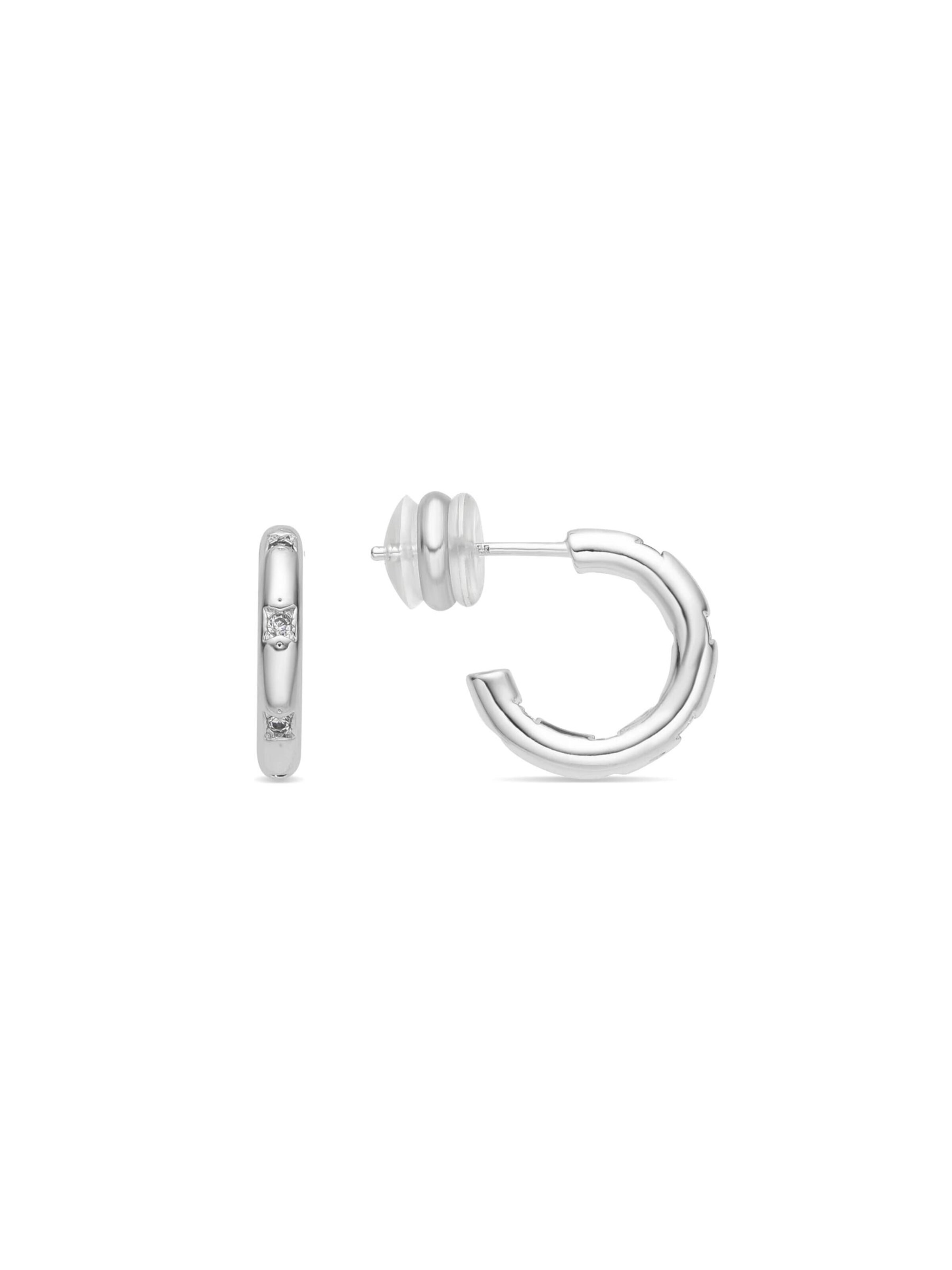 LUXBYLUX Earrings in Silver: front