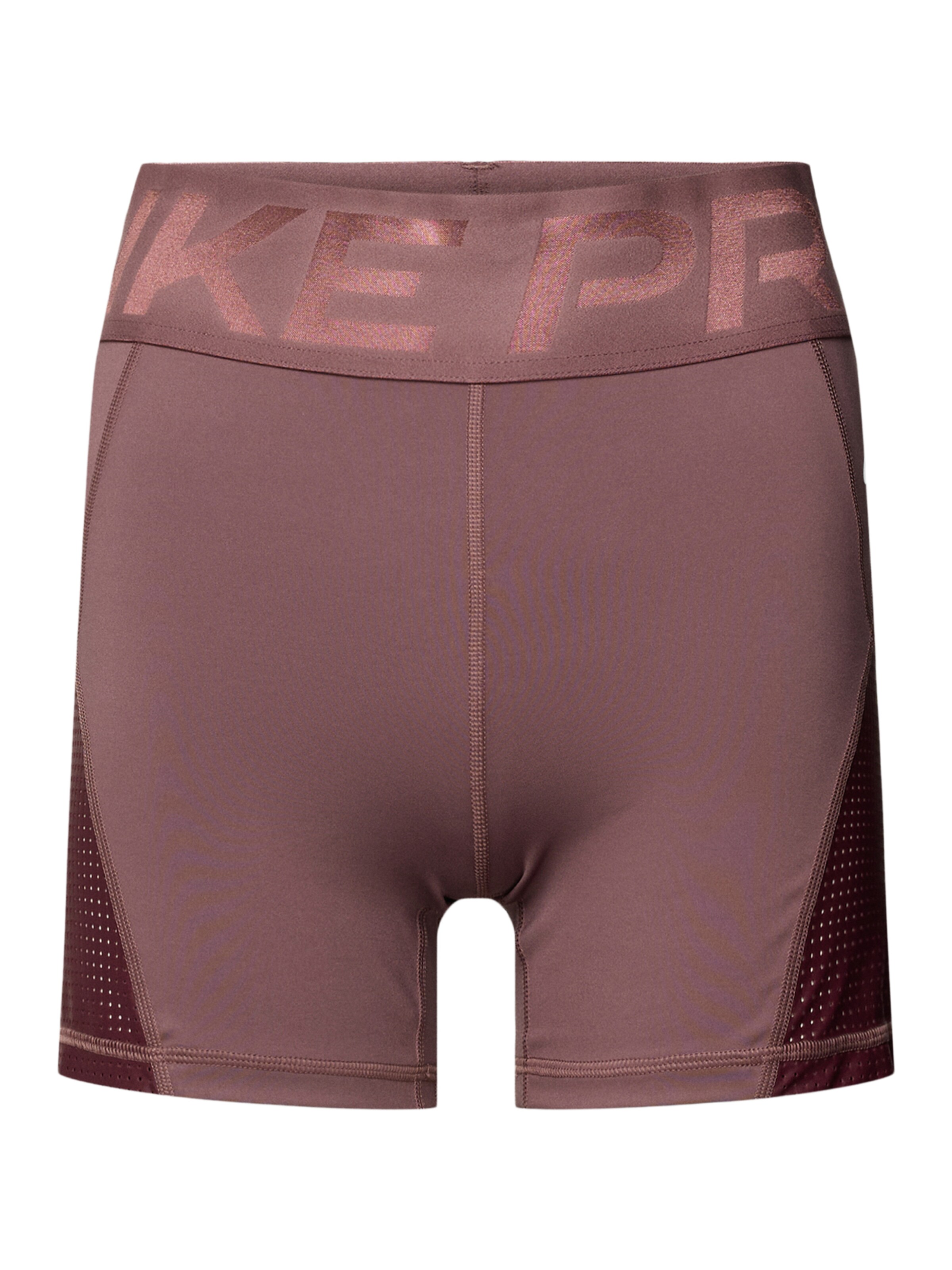 NIKE Workout Pants in Purple: front