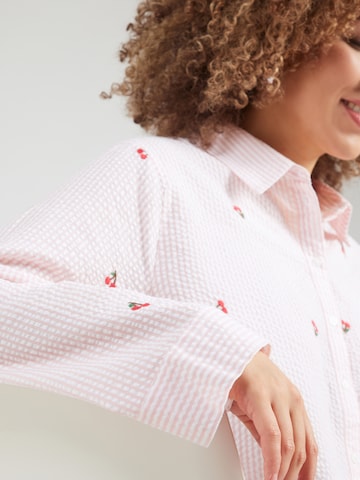 rožinė ONLY Carmakoma Palaidinė 'CARNEW LINA GRACE'