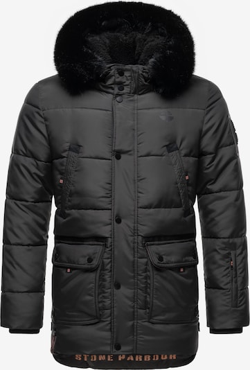 STONE HARBOUR Winter jacket 'Mironoo' in Black, Item view