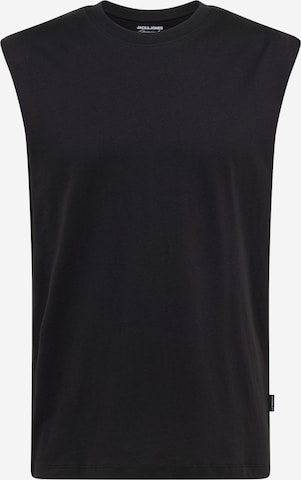 Tricou 'GRAND' de la JACK & JONES pe negru: față