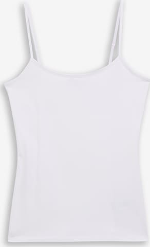 Haut TOM TAILOR DENIM en blanc : devant