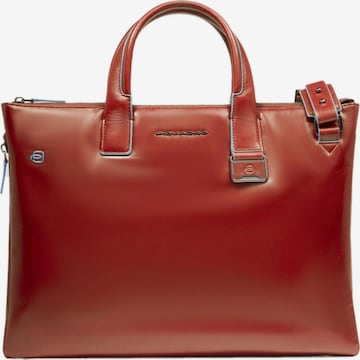 Sac d’ordinateur portable Piquadro en marron : devant