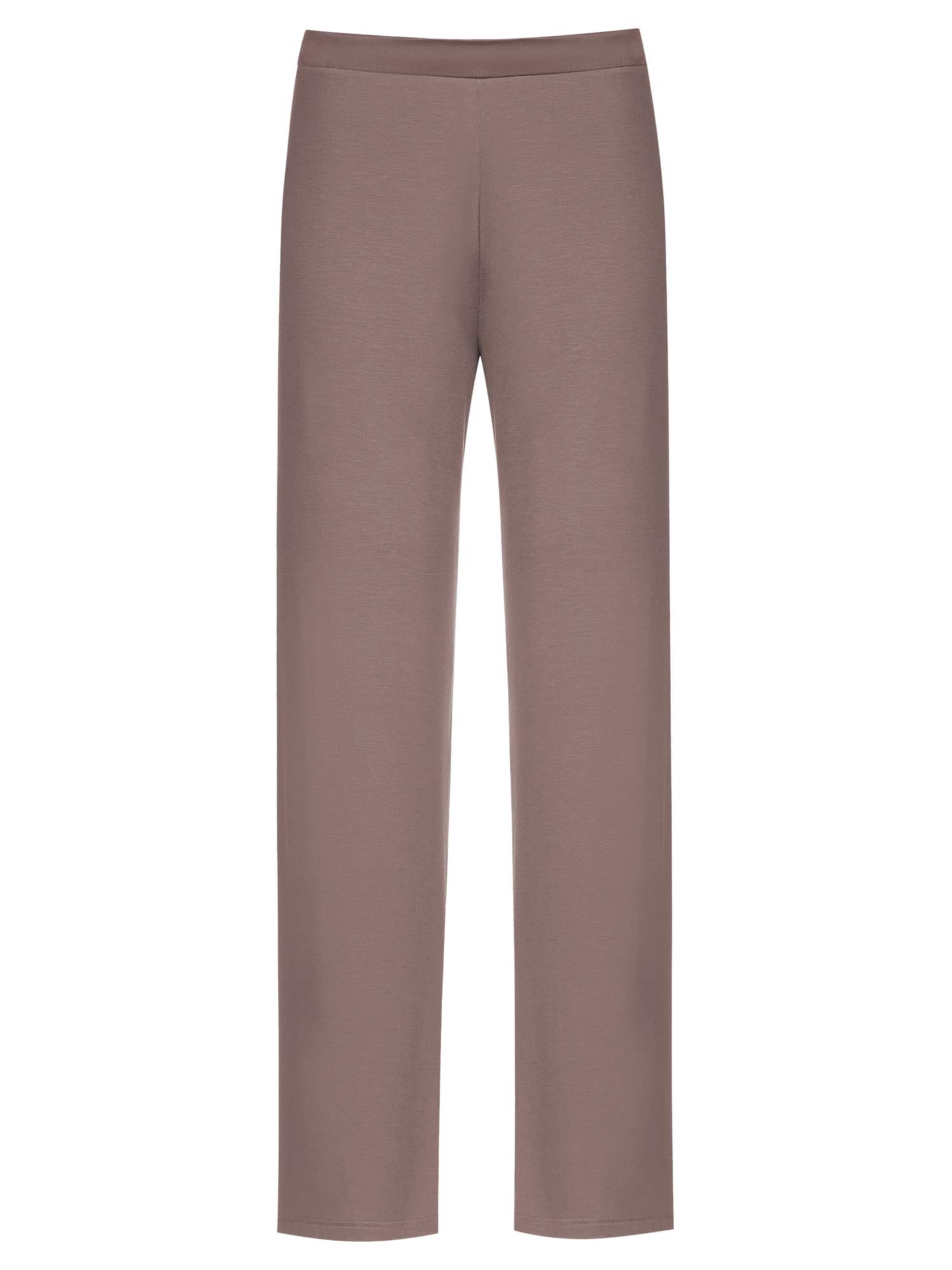 Mey Pyjamahose 'Pure Chic' in Braun: Vorderseite