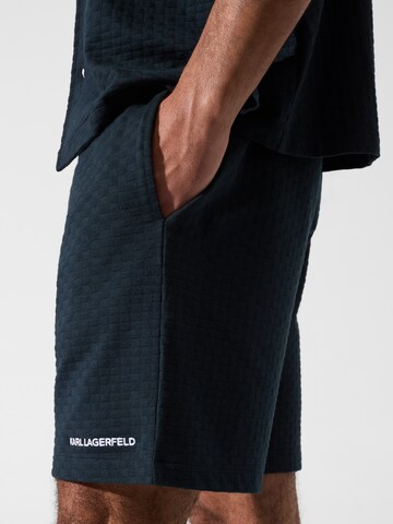 Shorts de bain Karl Lagerfeld en bleu