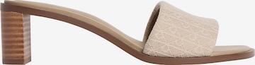 Mule 'Marghe' Calvin Klein en beige : devant