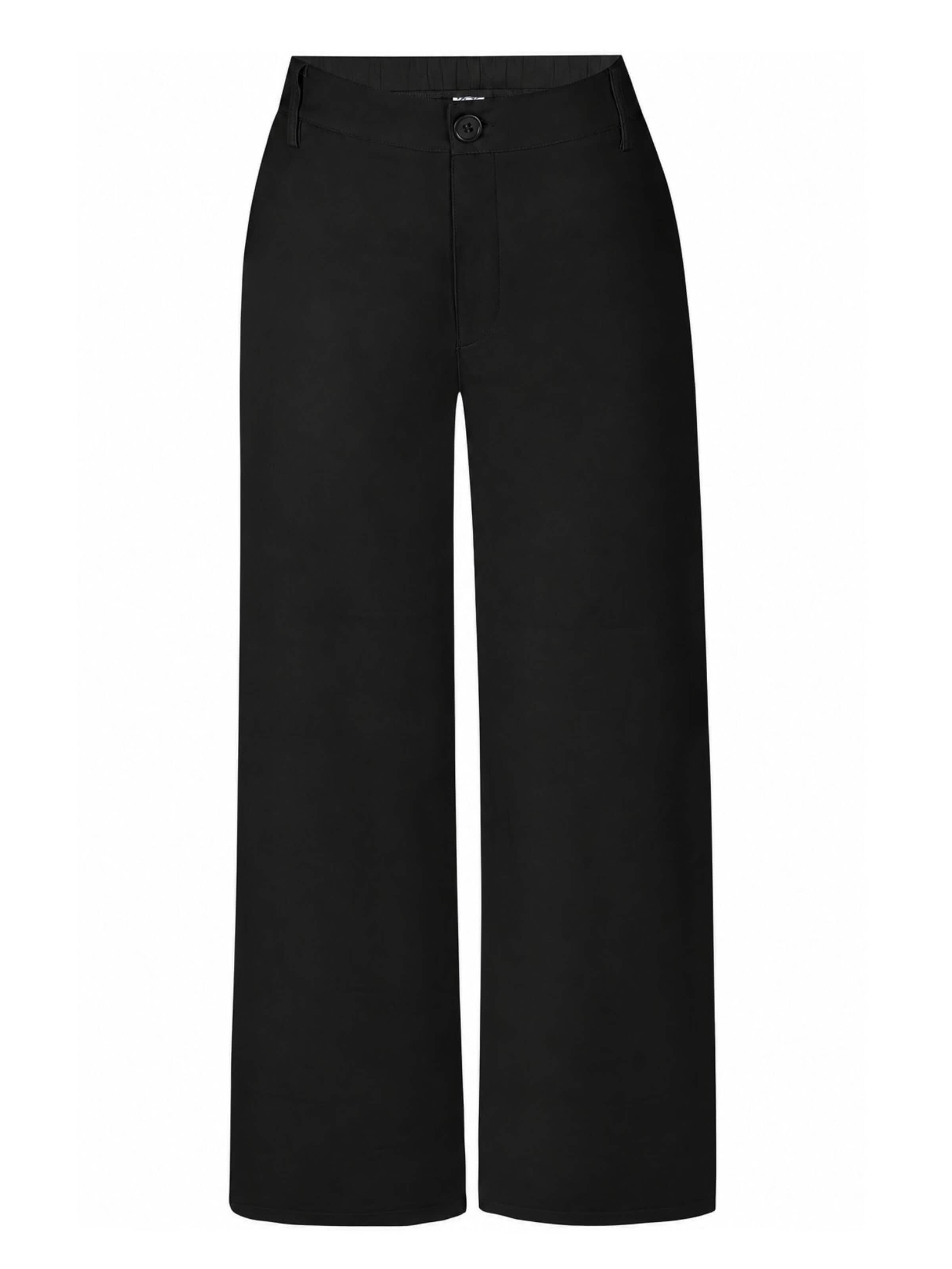 Wide Leg Pantalon 'Grace 210' ze-ze en noir : devant