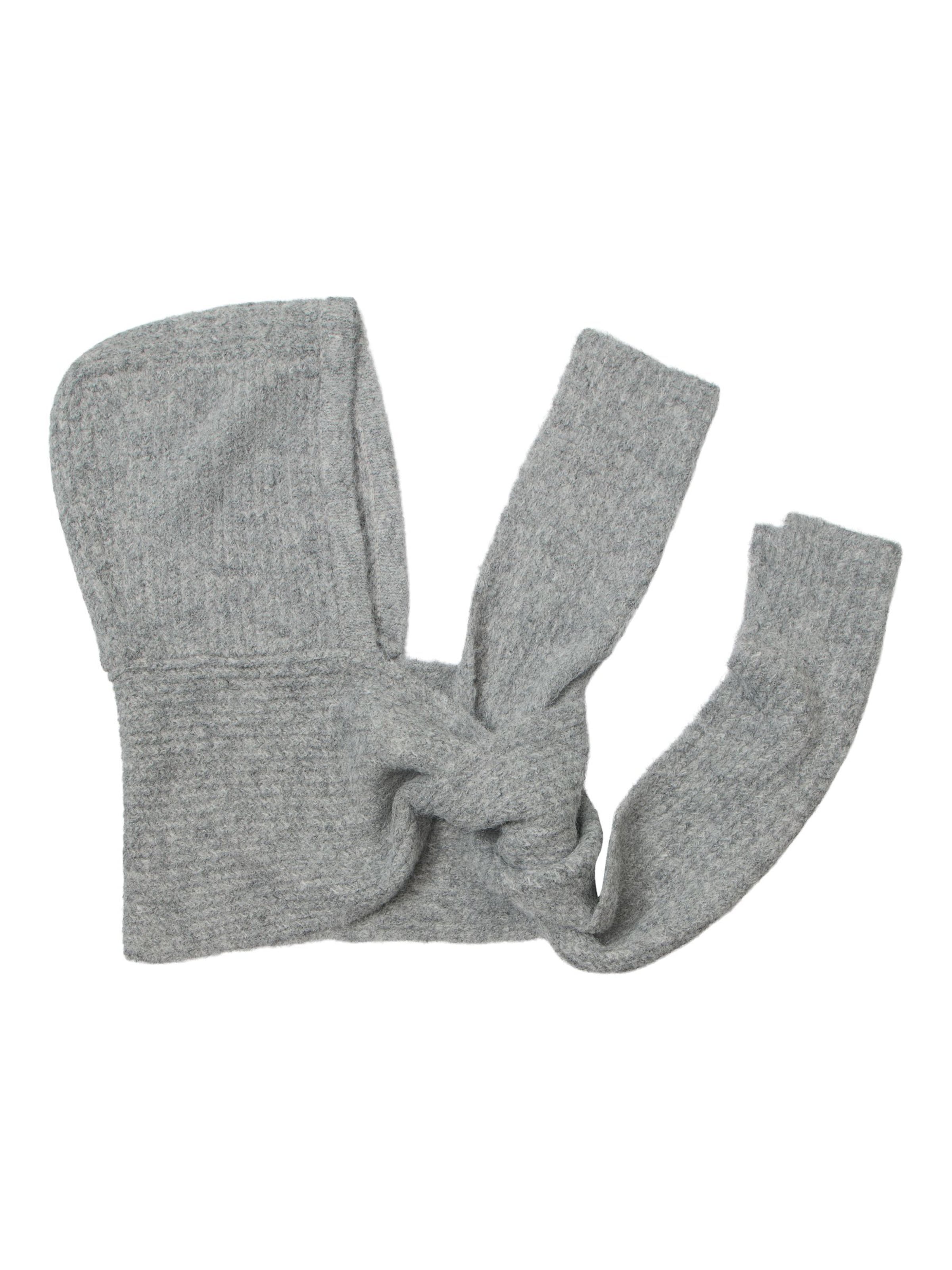 OBJECT Balaclava Schal in Grau: Vorderseite