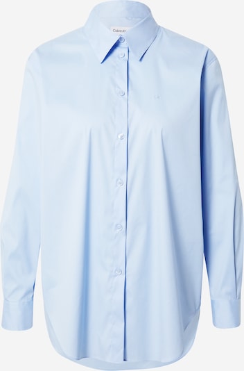 Bluză Calvin Klein pe albastru deschis, Vizualizare produs