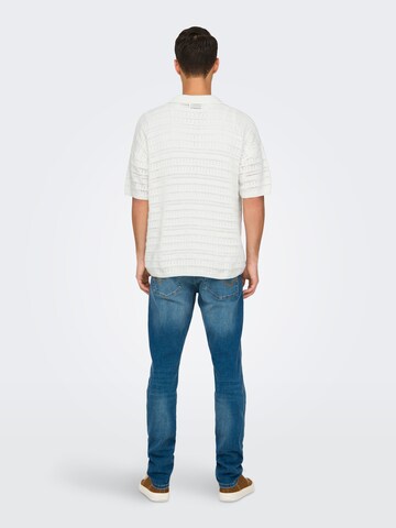 Only & Sons Svetr 'GRAYSON' – bílá