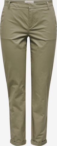 ONLY Regular Chino Pants in Green: front