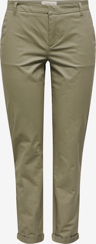 Pantalon chino ONLY en vert : devant