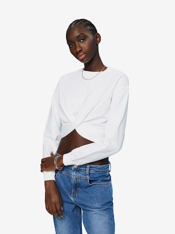 Sweat-shirt ESPRIT en blanc : devant