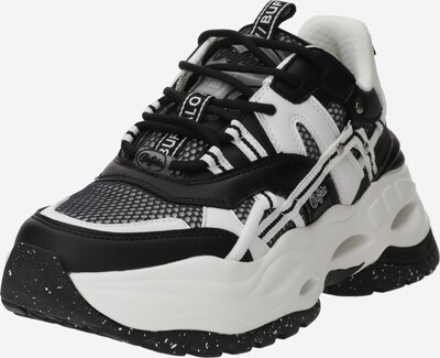 BUFFALO Sneakers low 'TRIPLET HOLLOW' i svart / hvit, Produktvisning