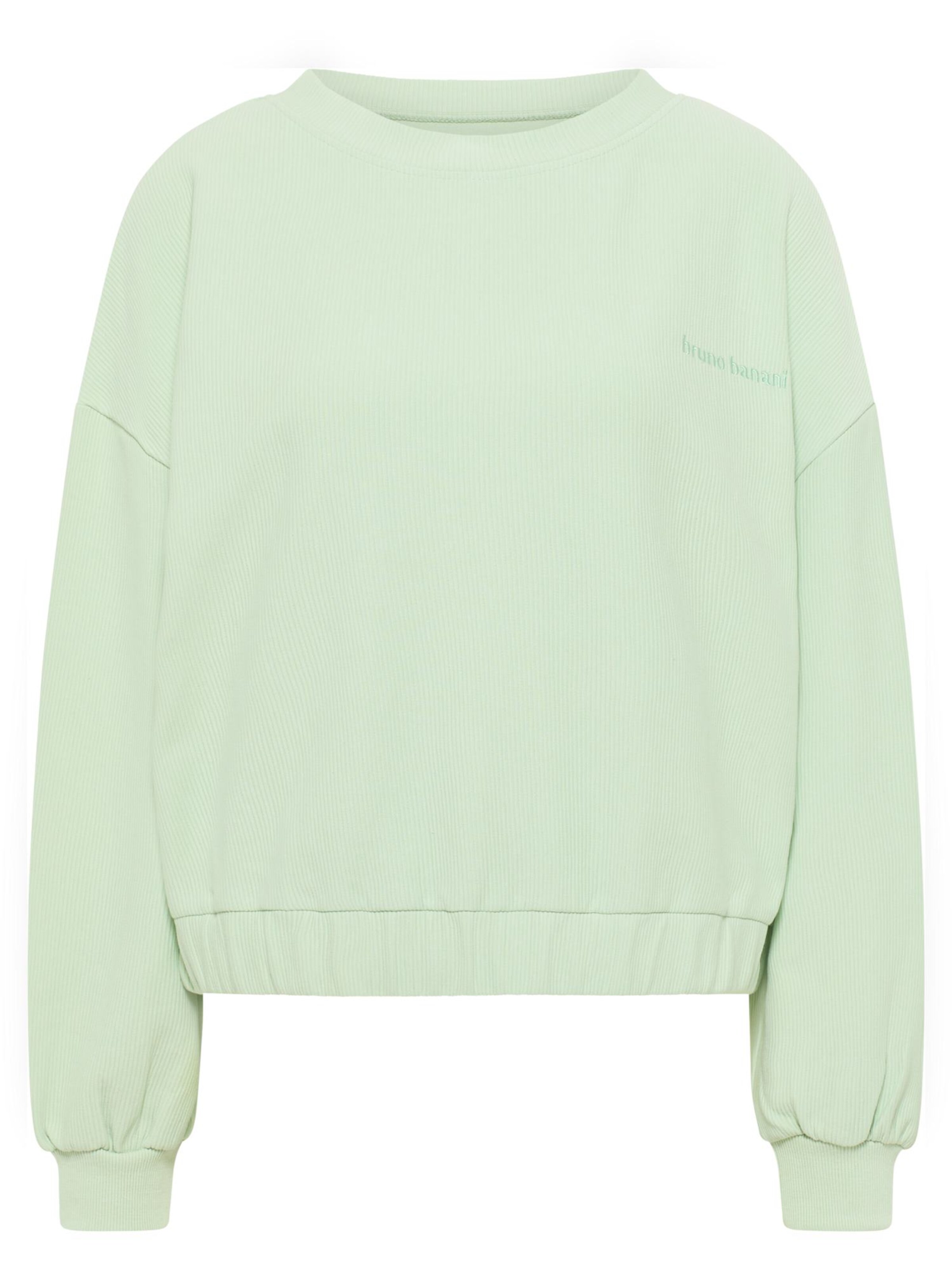 Sweat-shirt 'CANNON' Bruno Banani en vert : devant