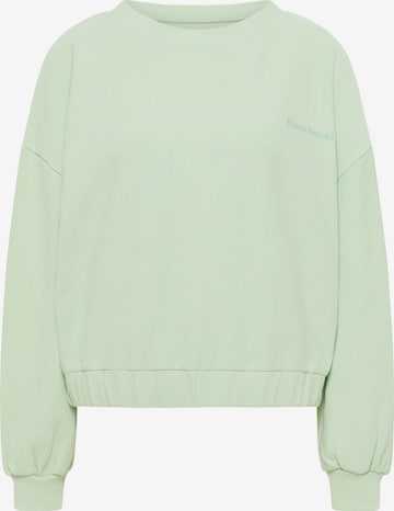 BRUNO BANANI Sweatshirt 'CANNON' in Groen: voorkant